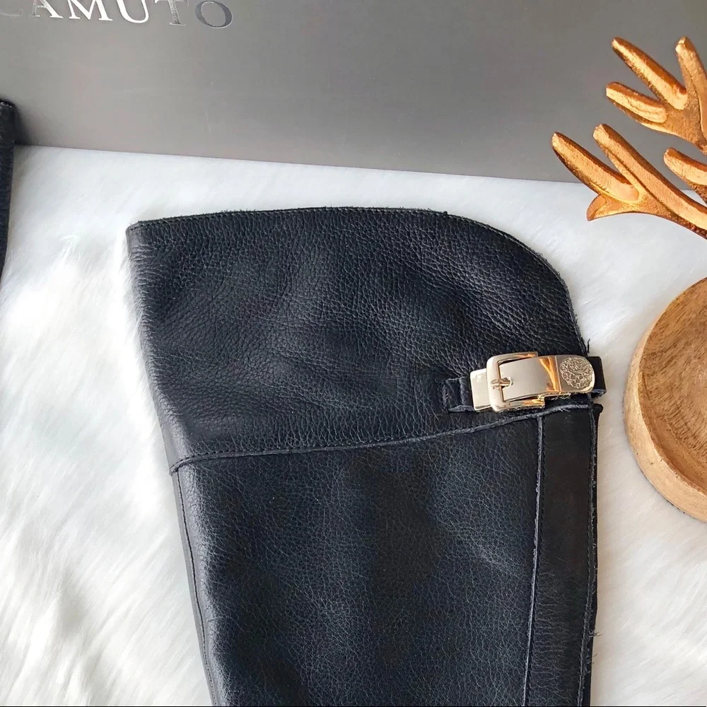VINCE Camuto Black Booca Riding Boots Size 7